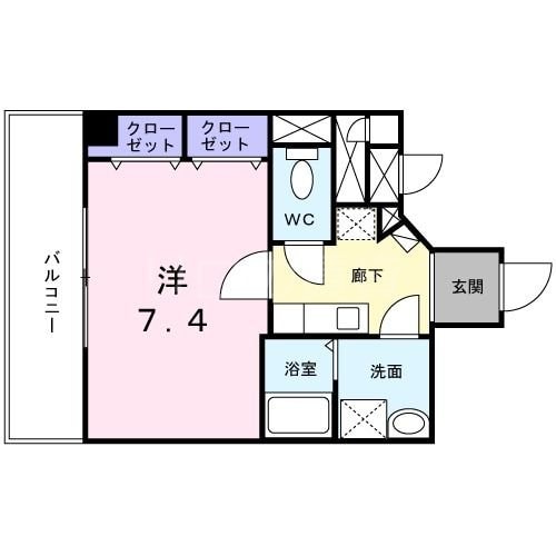 京急蒲田駅 徒歩4分 4階の物件間取画像