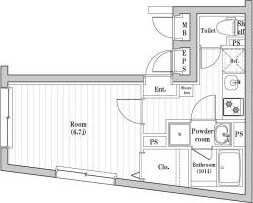 蒲田駅 徒歩10分 4階の物件間取画像