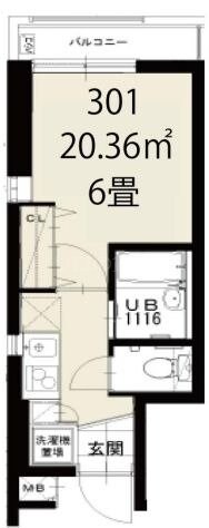 京急蒲田駅 徒歩2分 3階の物件間取画像