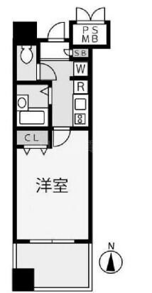 新馬場駅 徒歩7分 2階の物件間取画像