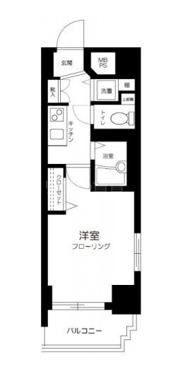 戸越銀座駅 徒歩5分 6階の物件間取画像