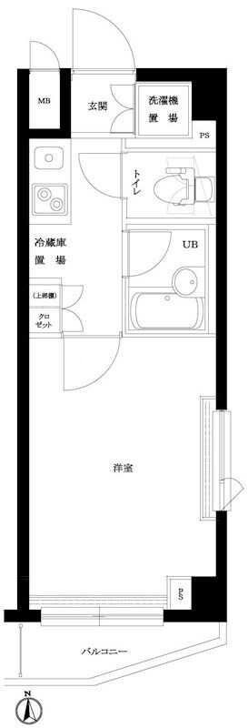 梅屋敷駅 徒歩6分 6階の物件間取画像