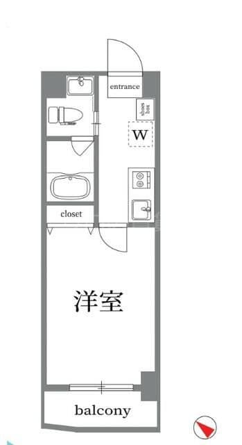 西小山駅 徒歩3分 4階の物件間取画像