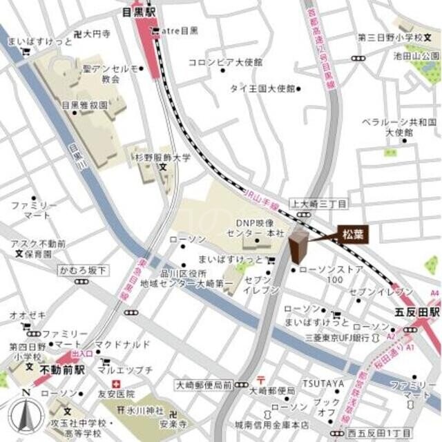 五反田駅 徒歩5分 6階の物件外観写真