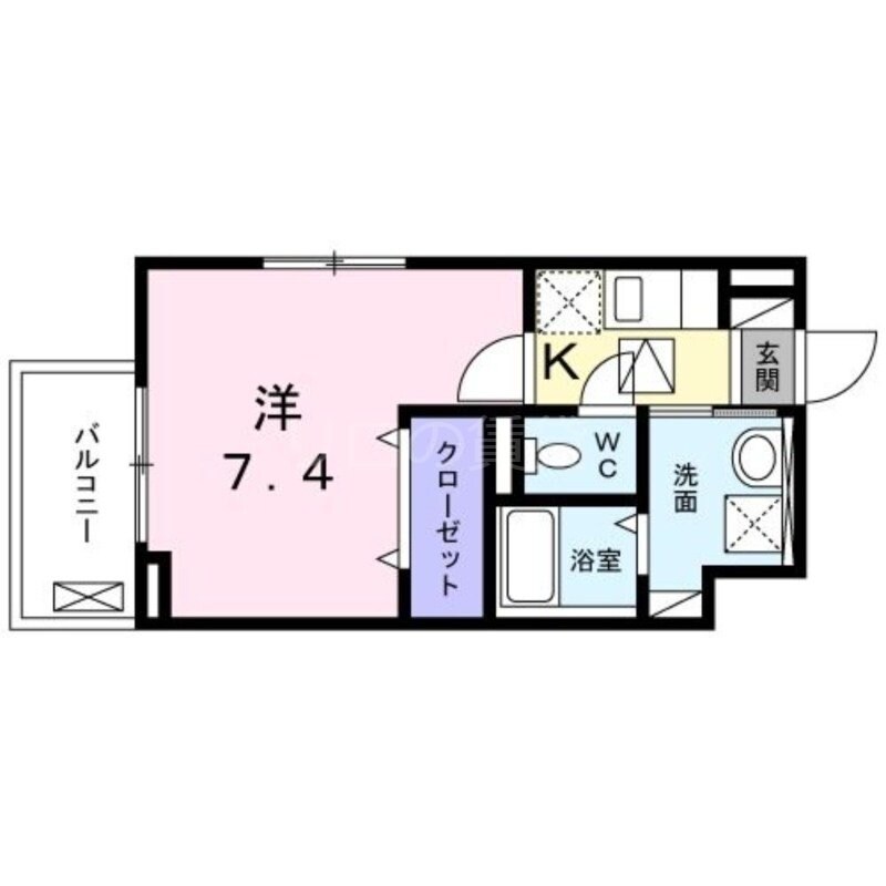 雑色駅 徒歩12分 1階の物件間取画像