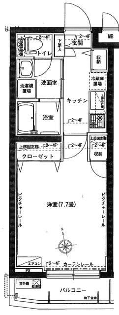 三軒茶屋駅 徒歩9分 2階の物件間取画像