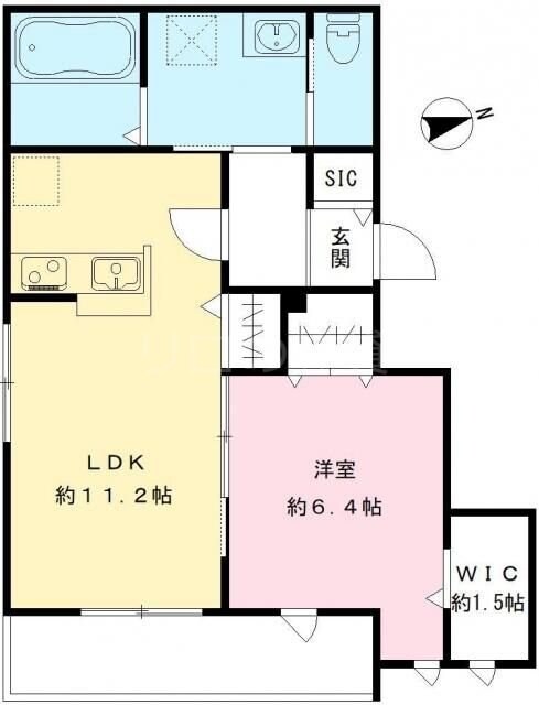 旗の台駅 徒歩7分 2階の物件間取画像