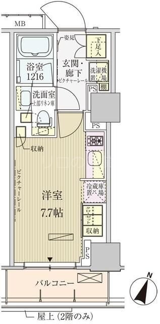 赤坂見附駅 徒歩3分 2階の物件間取画像