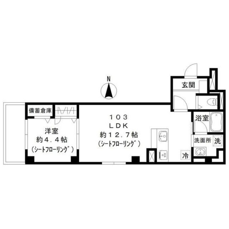 池上駅 徒歩9分 1階の物件間取画像