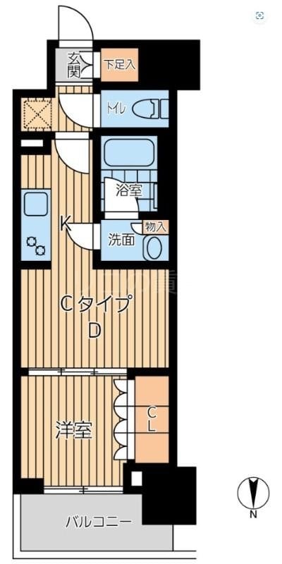 蓮沼駅 徒歩4分 3階の物件間取画像