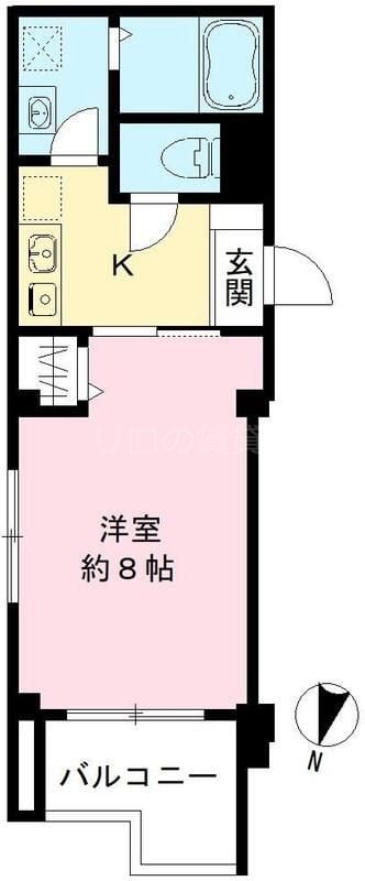 千鳥町駅 徒歩3分 3階の物件間取画像