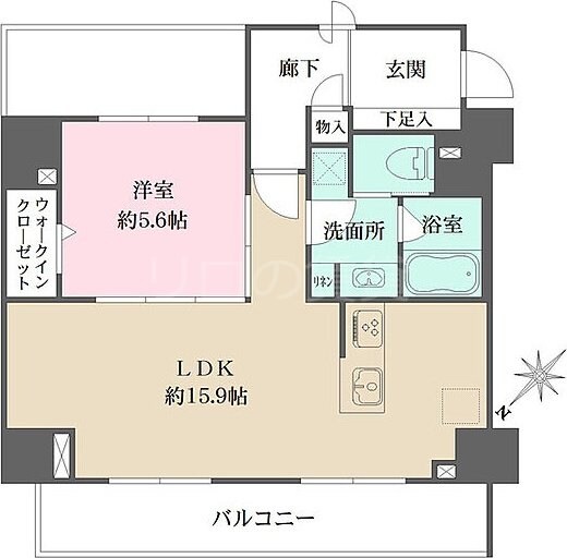 鮫洲駅 徒歩2分 7階の物件間取画像