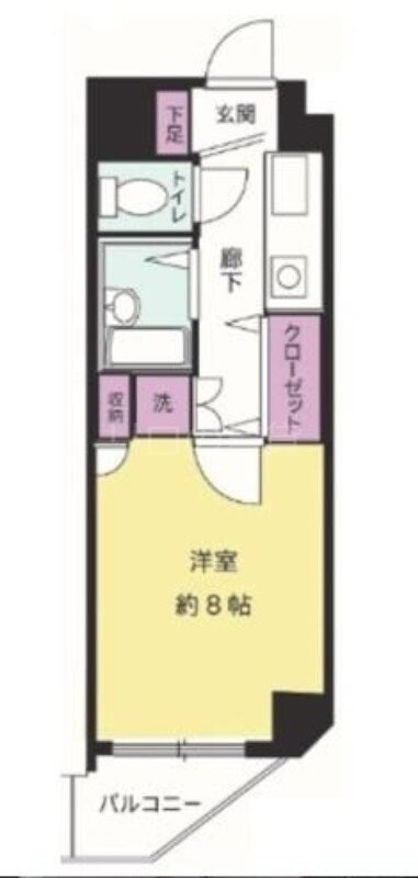 御嶽山駅 徒歩3分 4階の物件間取画像