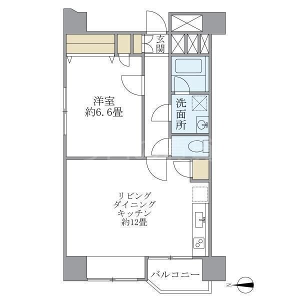 大森海岸駅 徒歩2分 5階の物件間取画像