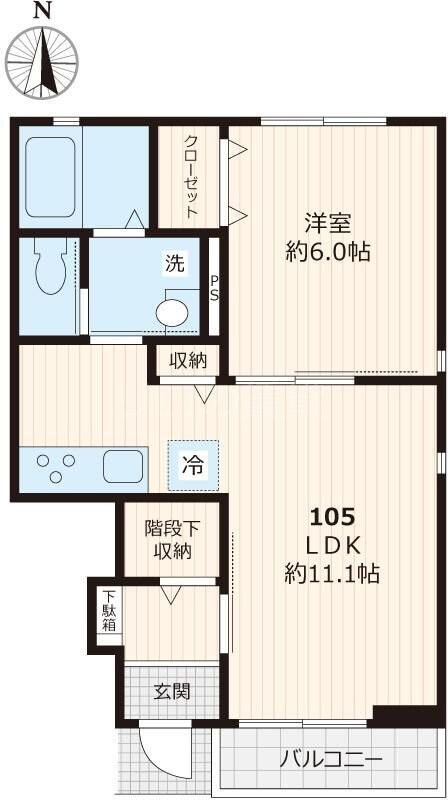 大鳥居駅 徒歩11分 1階の物件間取画像