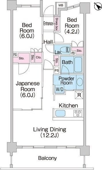 西馬込駅 徒歩13分 5階の物件間取画像