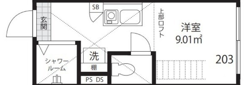 不動前駅 徒歩5分 2階の物件間取画像