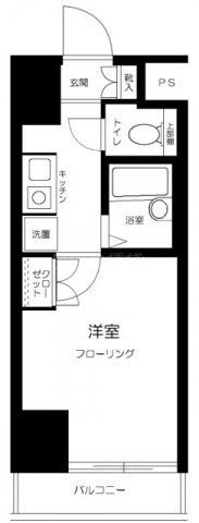 中延駅 徒歩5分 3階の物件間取画像