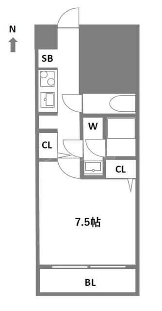 芝浦ふ頭駅 徒歩3分 2階の物件間取画像