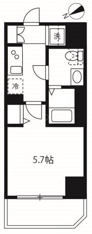 ハーモニーレジデンス品川ＷＥＳＴの物件間取画像