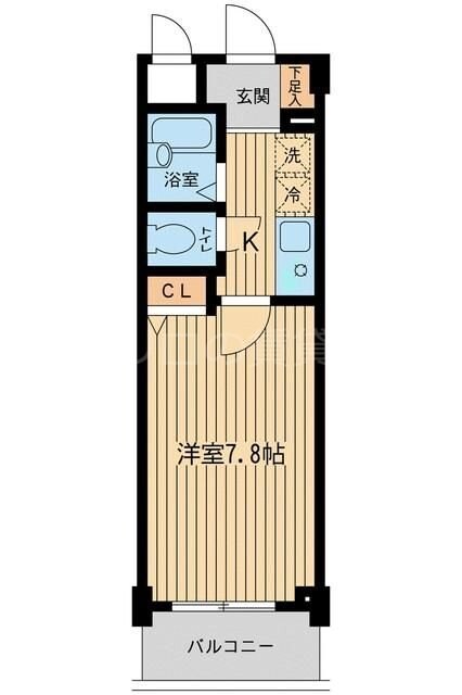 大崎広小路駅 徒歩4分 4階の物件間取画像