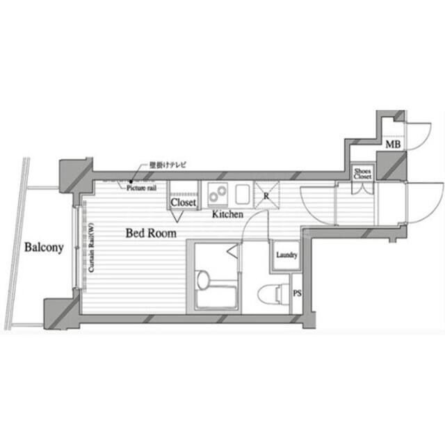 アクアエクスクルーシブ武蔵小山の物件間取画像