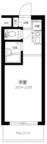 下北沢駅 徒歩15分 4階の物件間取画像