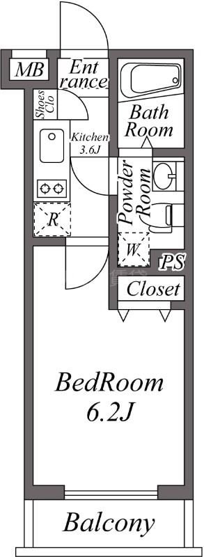 西大井駅 徒歩1分 3階の物件間取画像