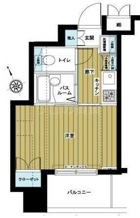 不動前駅 徒歩4分 10階の物件間取画像