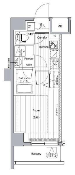 西大井駅 徒歩5分 2階の物件間取画像