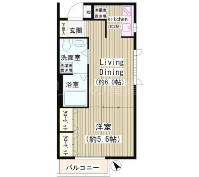 西小山駅 徒歩2分 1階の物件間取画像