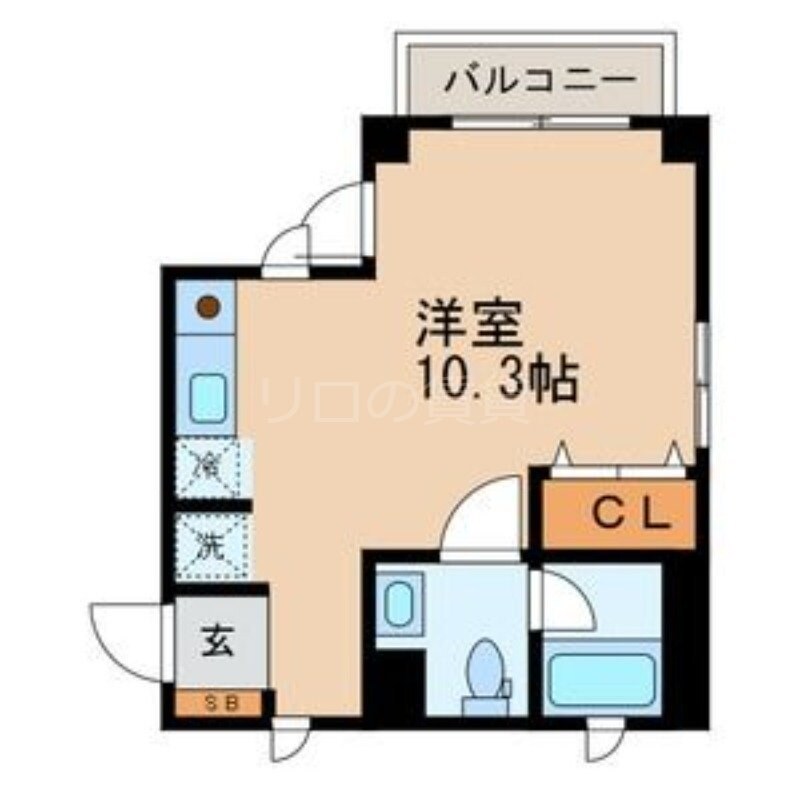 梅屋敷駅 徒歩9分 3階の物件間取画像