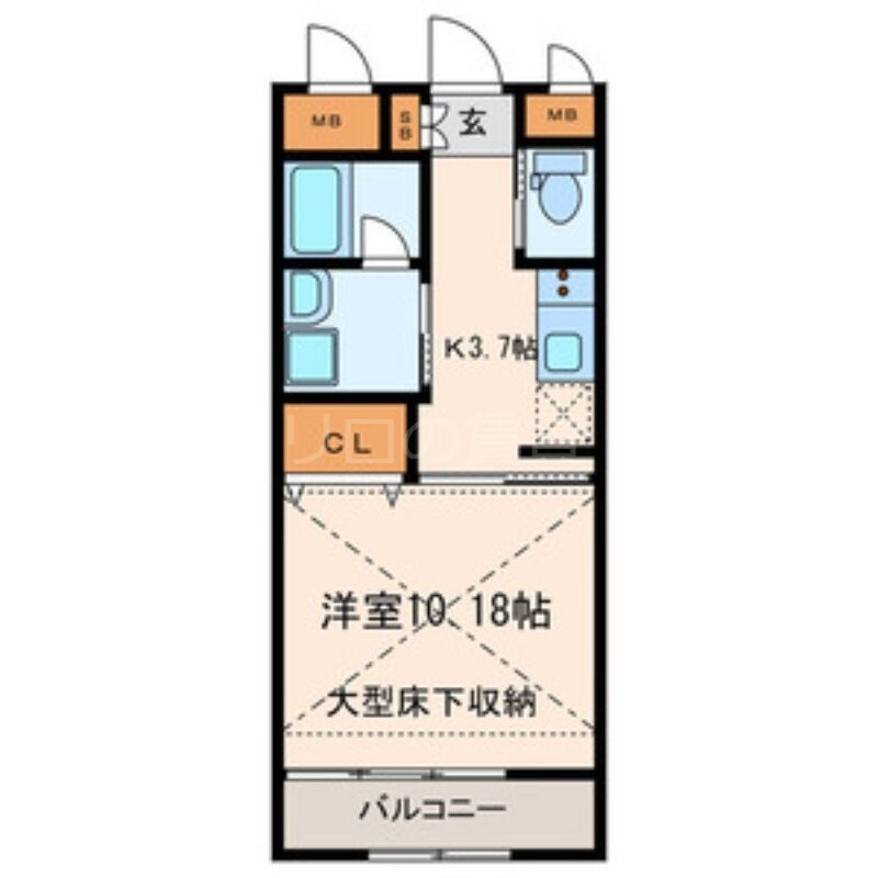 大森町駅 徒歩11分 1階の物件間取画像