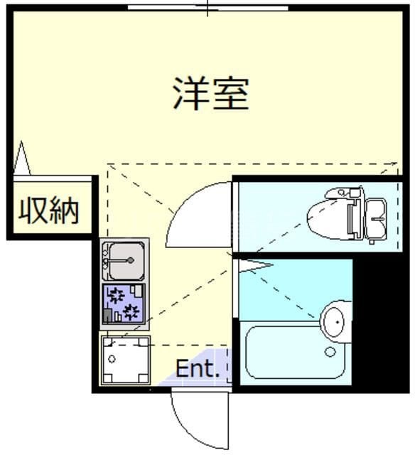 蓮沼駅 徒歩3分 1階の物件間取画像