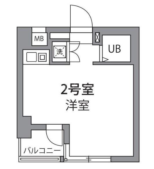 大森駅 徒歩6分 7階の物件間取画像