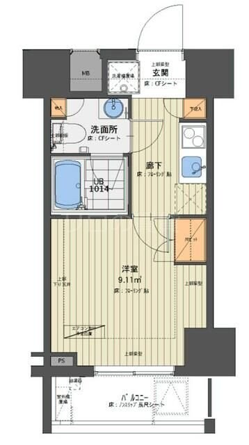 Ｍ－ＧＡＴＥの物件間取画像