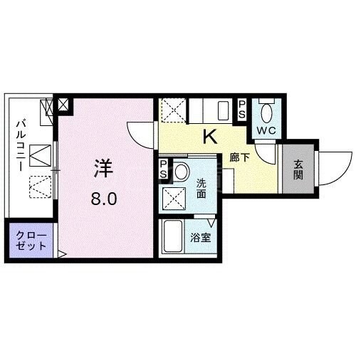 ロワモンターニュの物件間取画像