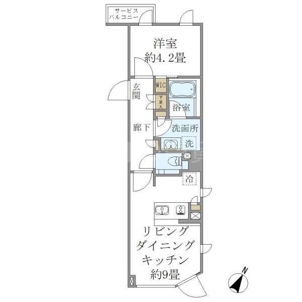 ＣＯＭＰＯＳＩＴＥ高輪の物件間取画像