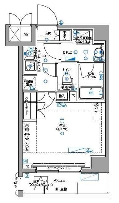 パティーナ大森の物件間取画像