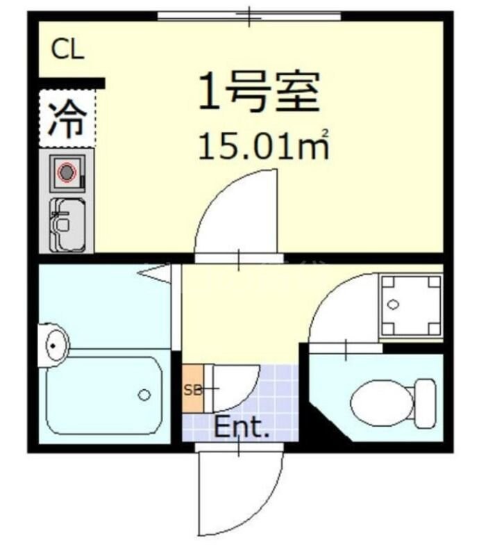 アーク西糀谷の物件間取画像