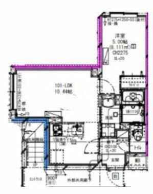 ベルシードステアー目黒碑文谷の物件間取画像