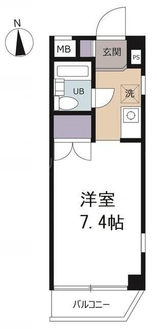 ベアハイツの物件間取画像