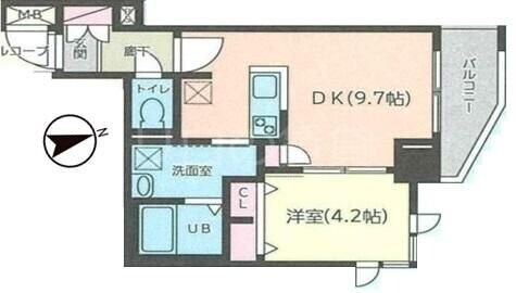 フィオーレ品川の物件間取画像