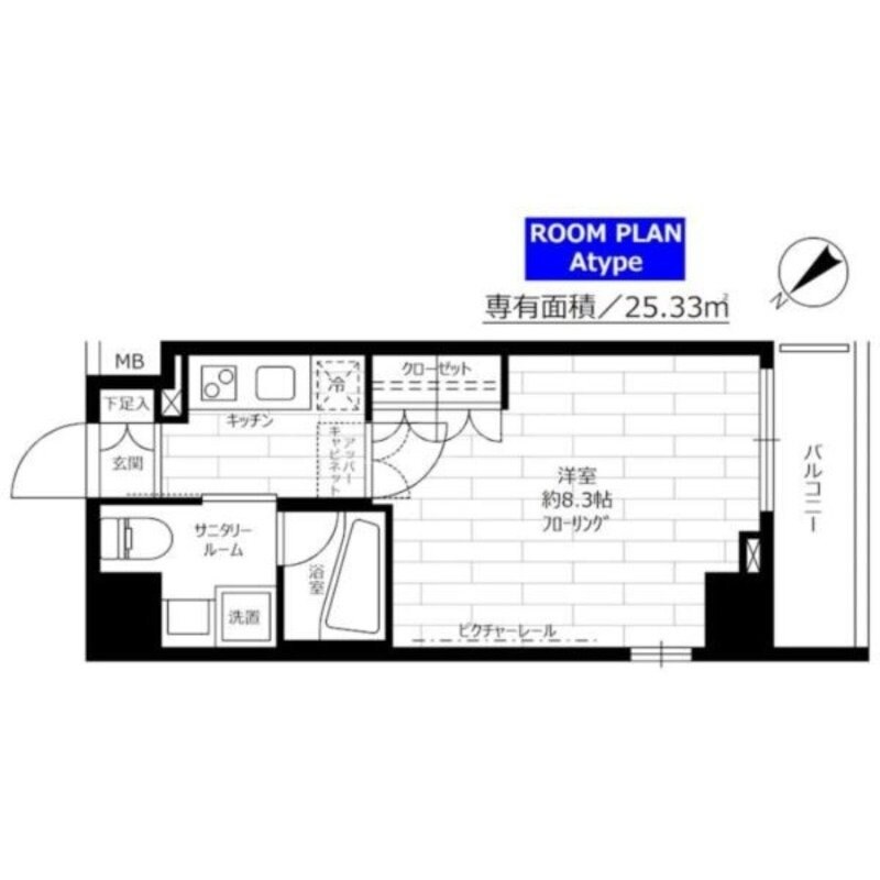 ステージグランデ蒲田アジールコートの物件間取画像