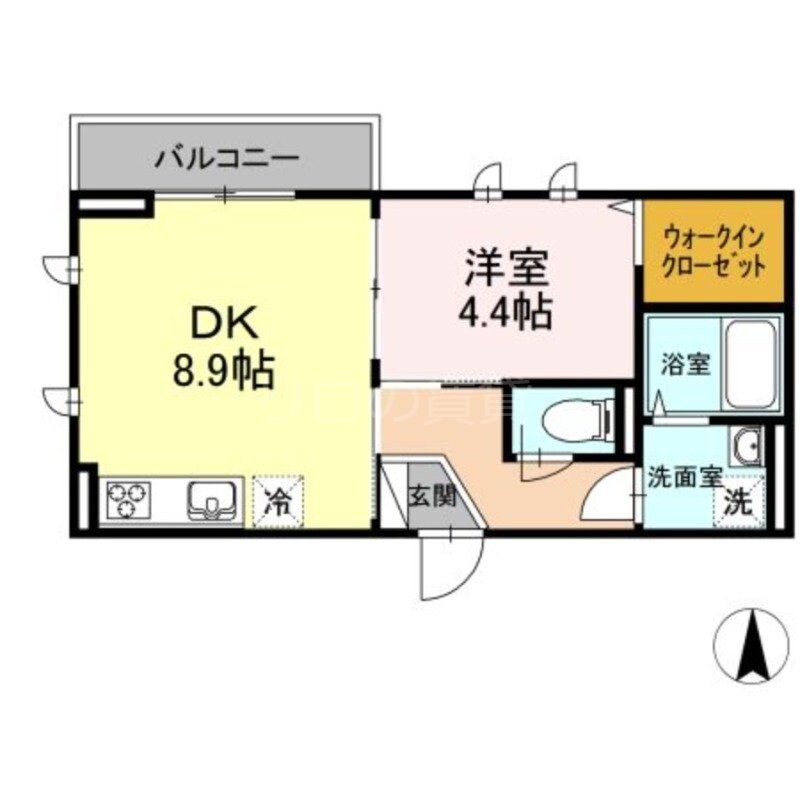 グランドツリー久が原の物件間取画像