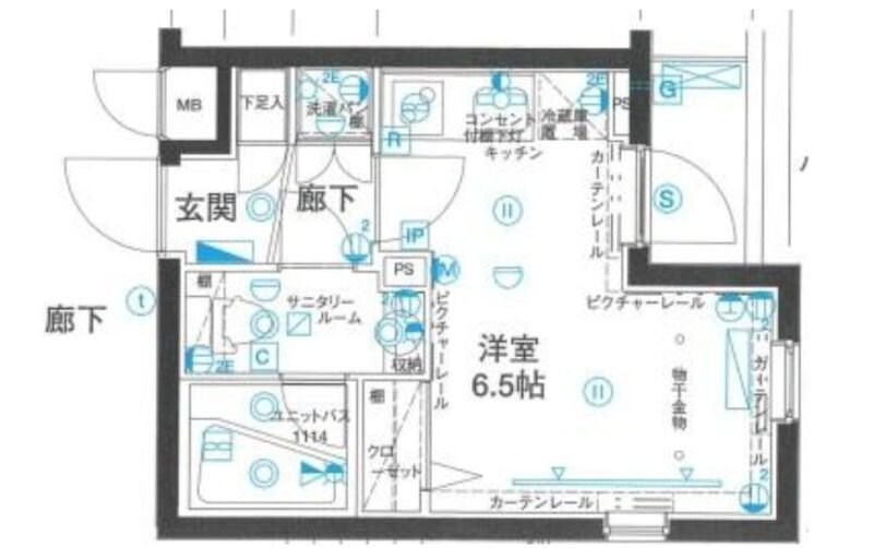 ステージファースト池上西アジールコートの物件間取画像