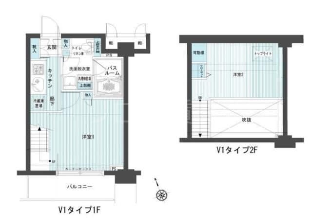 トーシンフェニックス五反田の物件間取画像