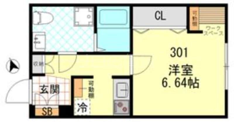 ＣＦジオーレ羽田の物件間取画像