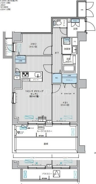 Ｇａｔｅ１２７の物件間取画像