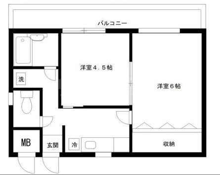 リバーサイドアネックスの物件間取画像